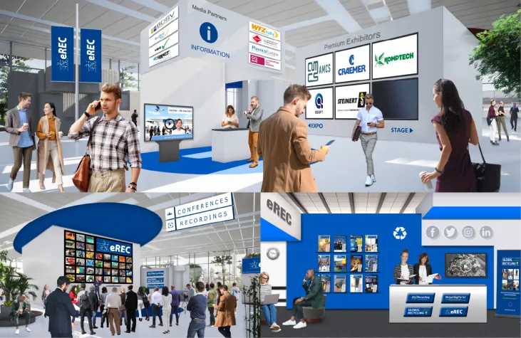 Die virtuelle Alternative für die Recyclingbranche: Jetzt für die eREC anmelden! Bild: Die virtuelle Alternative für die Recyclingbranche: Jetzt für die eREC anmelden!