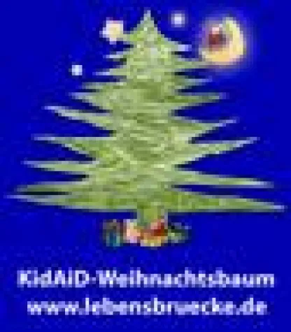 Bild: Weihnachtsbaum gegen Kinderarmut steht auf lebensbruecke.de