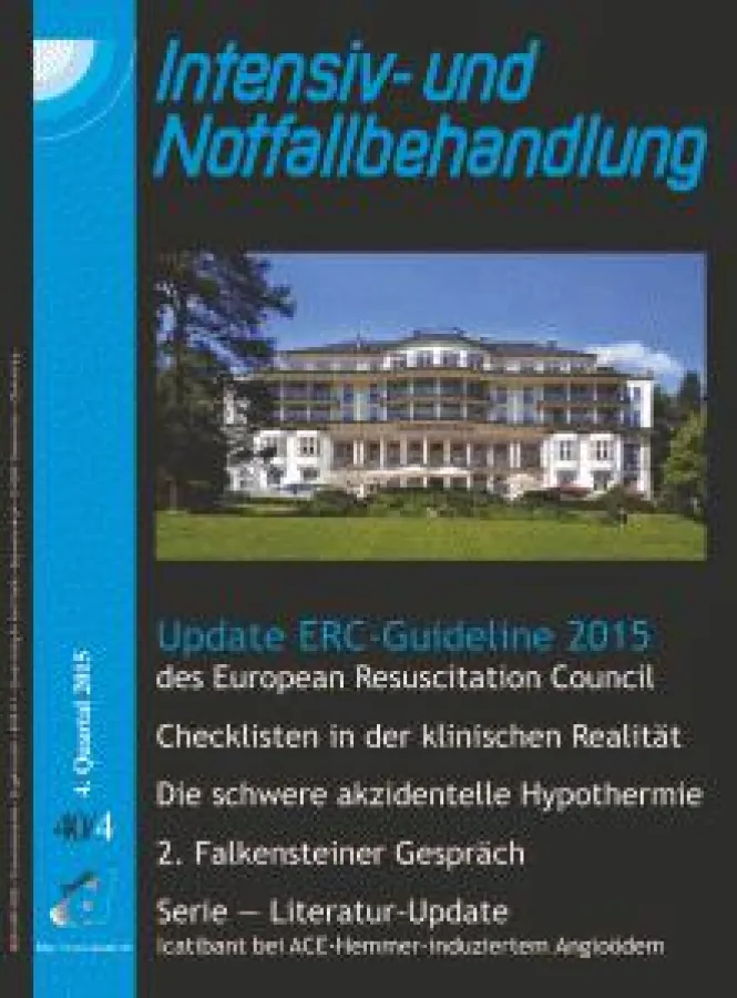 Intensiv- und Notfallbehandlung 4/2015