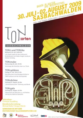 Collagist Jean Luc als Gast beim Festival TON:arten Sasbachwalden Bild: Collagist Jean Luc als Gast beim Festival TON:arten Sasbachwalden