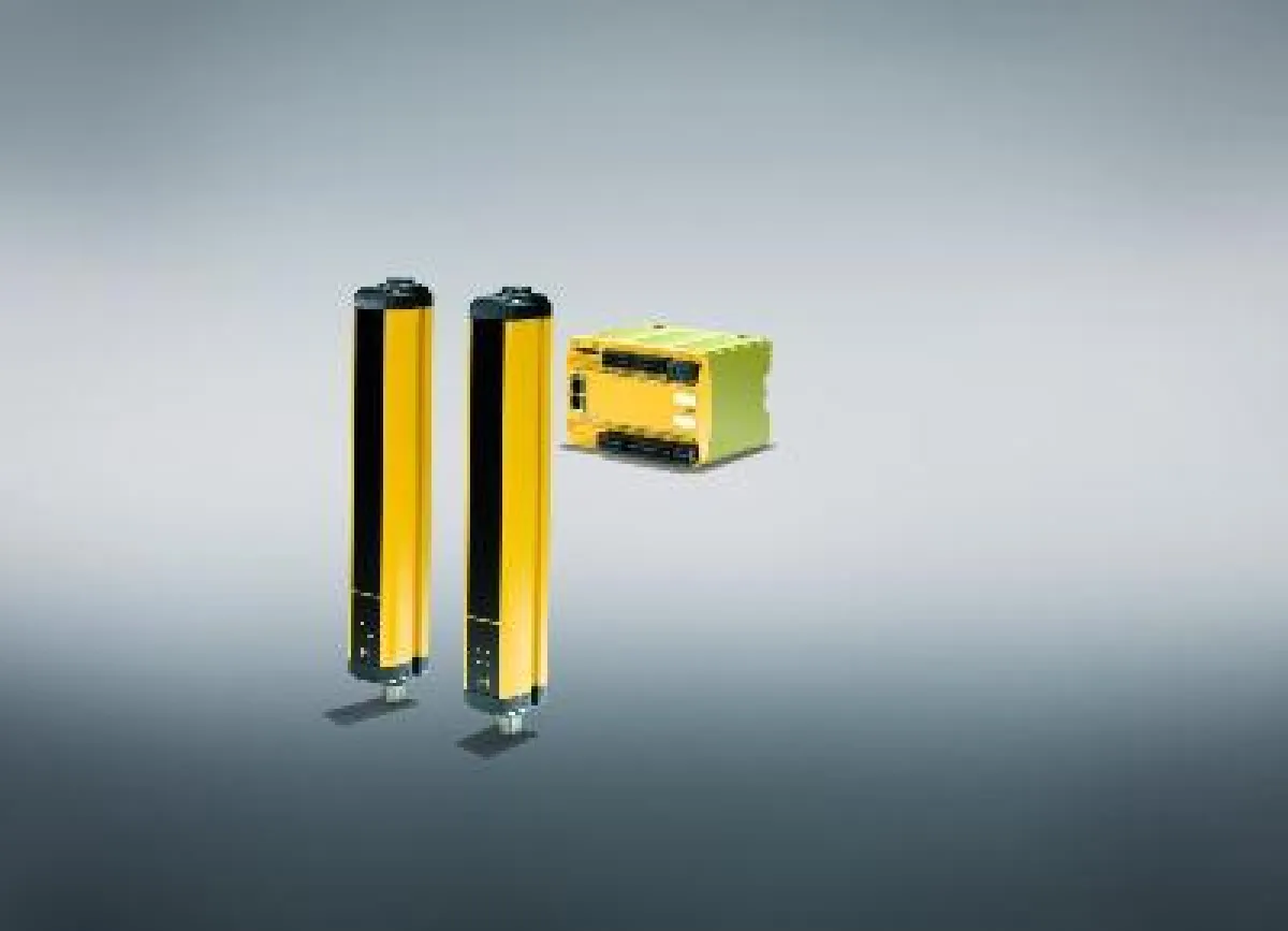 Lichtschranken PSENopt und Sicherheitssystem PNOZmulti
