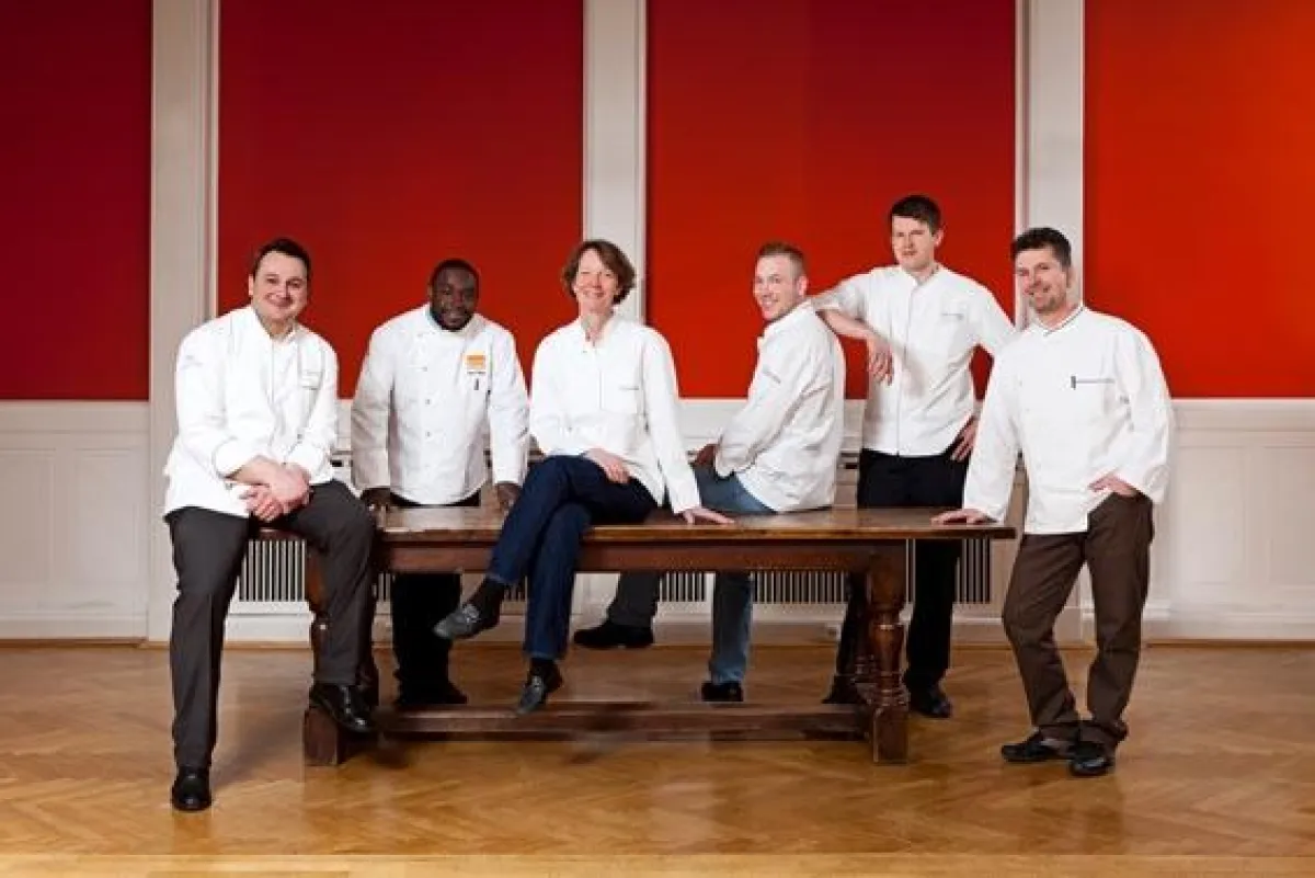 Suvad Memovic, Nelson Müller, Erika Bergheim, Erik Arnecke, Eric Werner, Knut Hannappel.Foto:Kreklau