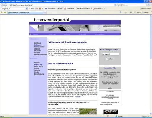 IT-Anwenderportal: Anwenderberichte und Praxisbeispiele als Entscheidungsgrundlage Bild: IT-Anwenderportal: Anwenderberichte und Praxisbeispiele als Entscheidungsgrundlage