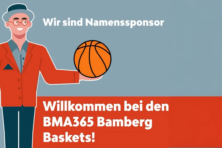 BMA365 ist neuer Namenssponsor der Bamberg Baskets Bild: BMA365 ist neuer Namenssponsor der Bamberg Baskets