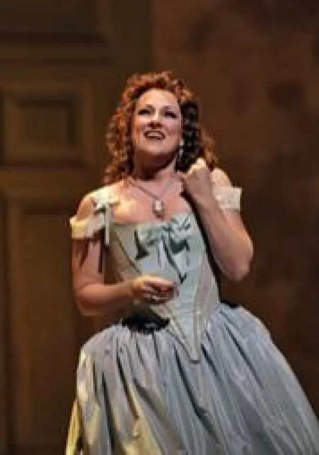 Diana Damrau als Rosina in Il Barbiere di Siviglia (c) Metropolitan Opera