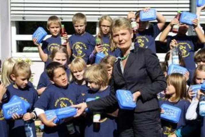 Bild: Landesweite Schulaktion Gesunde Pause für 20 000 Kinder gestartet