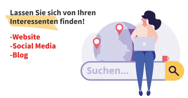 Bild: Sie existieren erst, wenn Sie online auffindbar sind!
