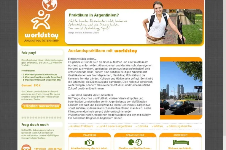 Bild: Auf und davon! Neue Berliner Agentur vermittelt preiswerte Auslandspraktika in Südamerika.