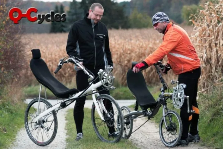 Bild: Q-Cycles vollgefedertes Liegerad Loppa – das ultimative Reiserad