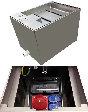 Bild: Unsichtbare Unterflurverteiler für flache Anwendungen