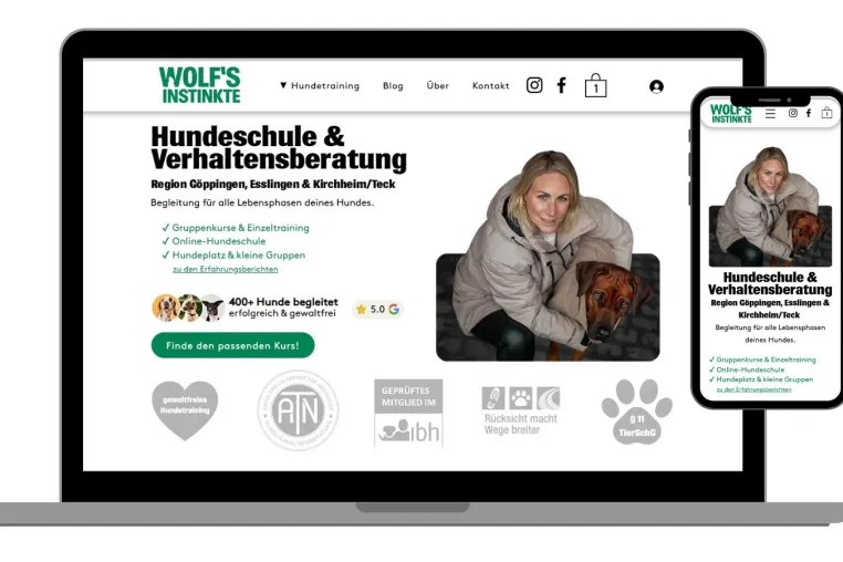 Hundeschule Wolf’s Instinkte in 2026: Webseiten-Relaunch und Erweiterung des Kursangebots Bild: Hundeschule Wolf’s Instinkte in 2026: Webseiten-Relaunch und Erweiterung des Kursangebots