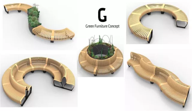 GREEN Furniture - Modulare Sitzbänke aus Schweden mit funktionellem Design Bild: GREEN Furniture - Modulare Sitzbänke aus Schweden mit funktionellem Design