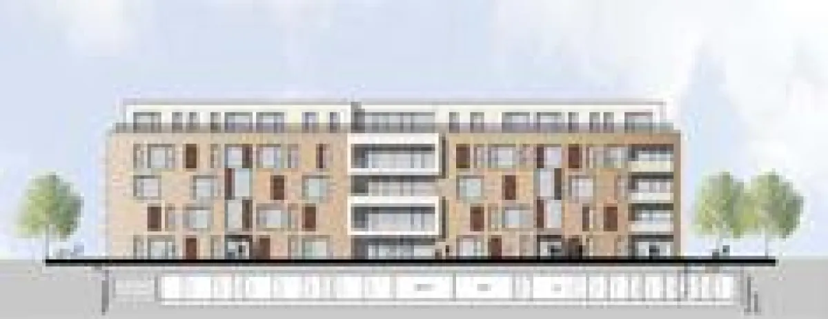 Fassadengestaltung der Wohnbauprojekte in der 