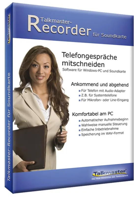 Telefongespräche am PC mitschneiden: „Talkmaster-Recorder für Soundkarte“