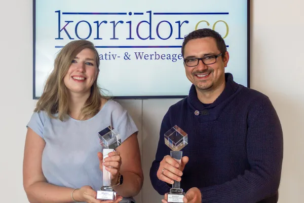 Bild: Gunzenhäuser Kreativ- & Werbeagentur korridor.co erneut zweifach ausgezeichnet