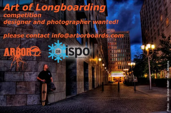 Bild: Art of Longboarding - Designer und Fotografen gesucht