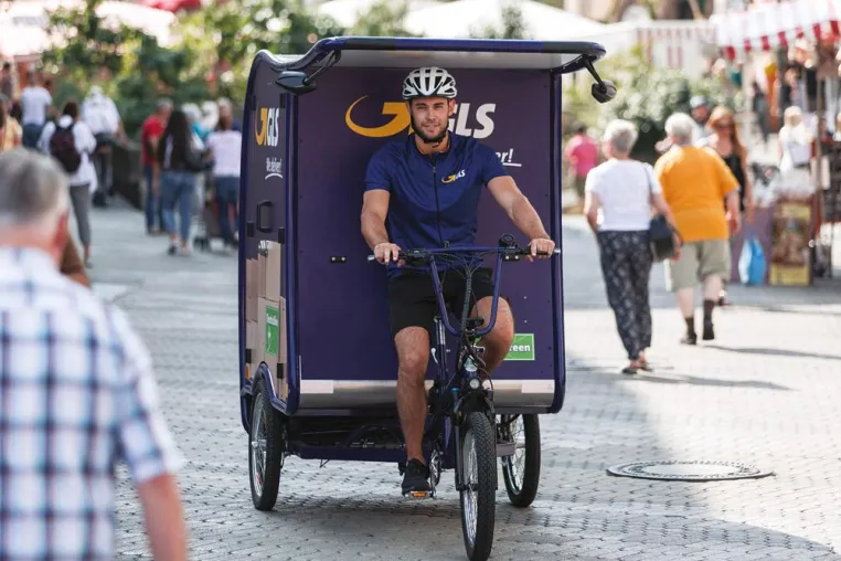 Bild: GLS testet eBike in Kirchheim unter Teck