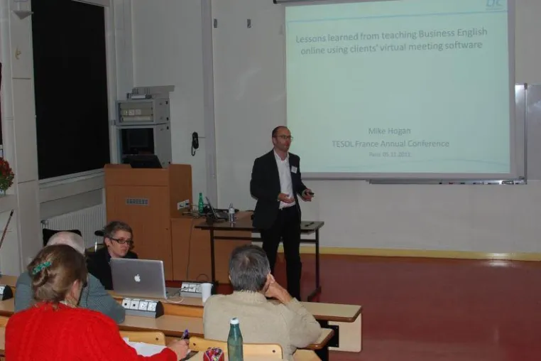 Bild: LTC-Englischtrainer stellt virtuelles Training auf TESOL France Konferenz in Paris vor