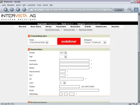 Bild: INTERVISTA stellt IV::WEBACTIVE ASP vor