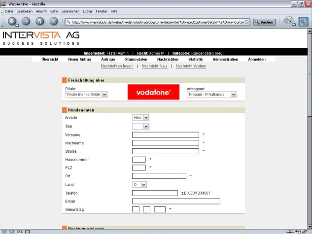 INTERVISTA stellt IV::WEBACTIVE ASP vor Bild: INTERVISTA stellt IV::WEBACTIVE ASP vor