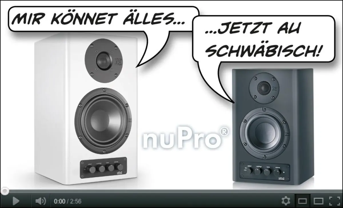 Sodele ? jetzt gibt?s des nuPro-Video au uff schwäbisch?