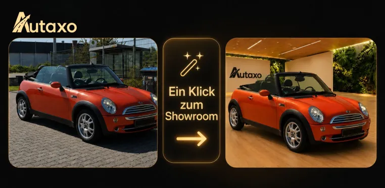 Bessere Fahrzeugfotos ohne Studio: Autaxo Studio bringt KI-Bildoptimierung in den freien Autohandel Bild: Bessere Fahrzeugfotos ohne Studio: Autaxo Studio bringt KI-Bildoptimierung in den freien Autohandel