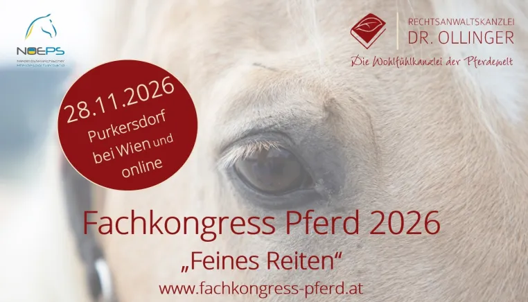 Fachkongress Pferd 2026: „Feines Reiten“ im Fokus von Tierwohl und Partnerschaft Bild: Fachkongress Pferd 2026: „Feines Reiten“ im Fokus von Tierwohl und Partnerschaft
