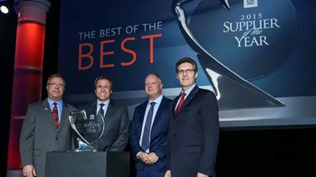 Bild: DSV gewinnt zum dritten Mal Lieferantenpreis von General Motors