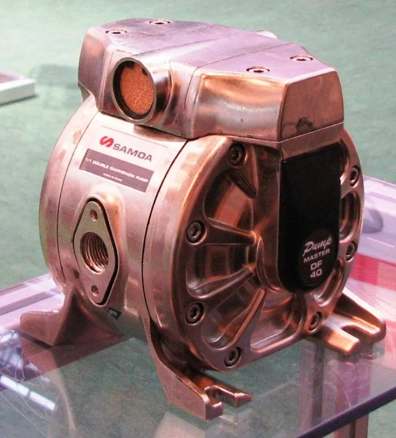 DIe neue Doppelmembranpumpe von Samoa-Hallbauer