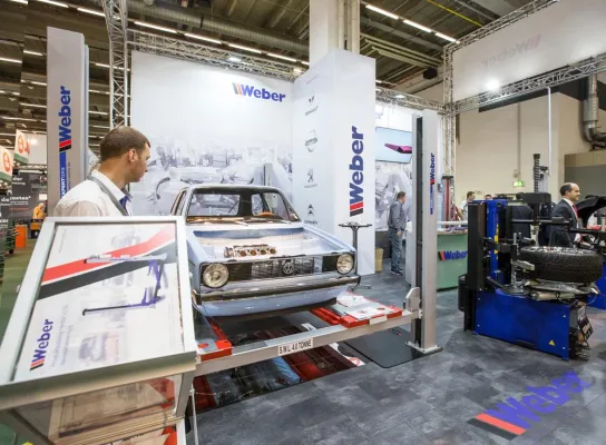 Bild: Die Weber Werke auf der Automechanika 2018