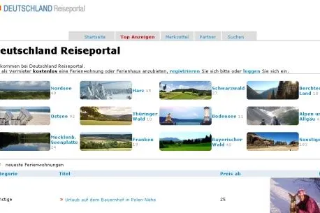 Dauerhaft kostenloser Vermietereintrag im Reiseportal Netzwerk Bild: Dauerhaft kostenloser Vermietereintrag im Reiseportal Netzwerk