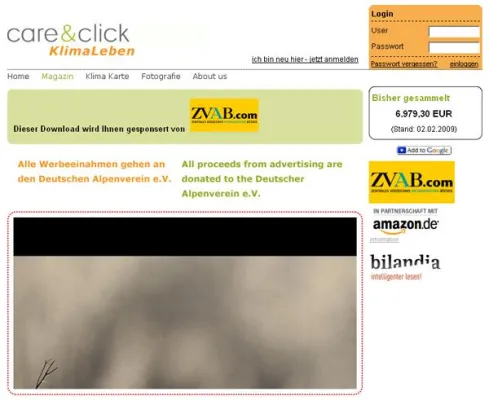 Bild: Neue Bäume braucht das Land - ZVAB unterstützt care&click