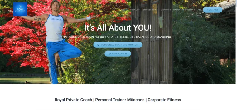 Royal Private Coach revolutioniert Personal Training in München - Individuelle Fitnessprogramme Bild: Royal Private Coach revolutioniert Personal Training in München - Individuelle Fitnessprogramme