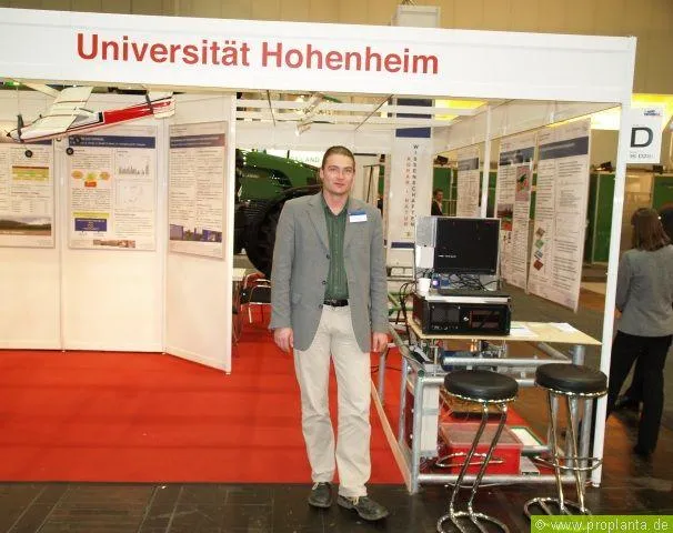 Bild: Innovative Ideen: Wissenschaftler präsentierten sich auf der Agritechnica 2007