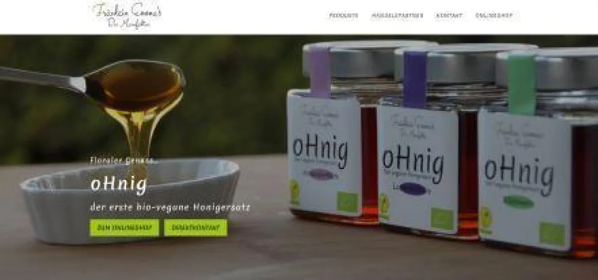 oHnig - Der vegane Honigersatz