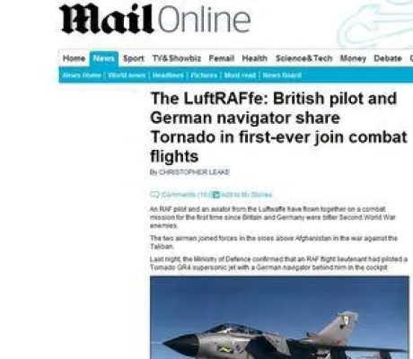 Bild: Deutsche Waffenoffiziere in britischen Jets bombardieren Afghanistan