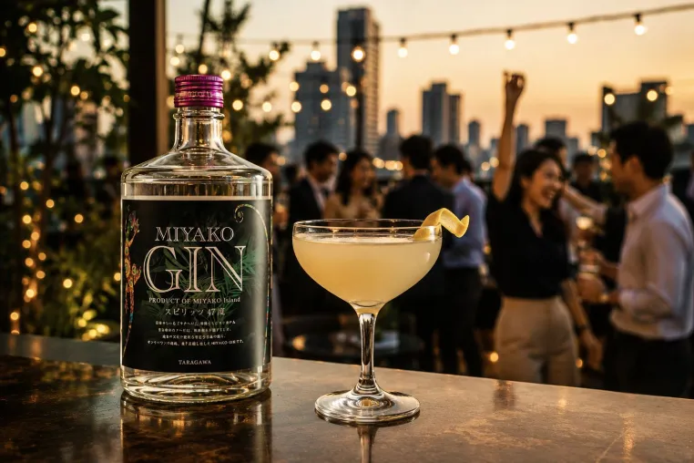 Awamori trifft Wacholder: Miyako Gin bringt ein Stück Okinawa nach Deutschland Bild: Awamori trifft Wacholder: Miyako Gin bringt ein Stück Okinawa nach Deutschland