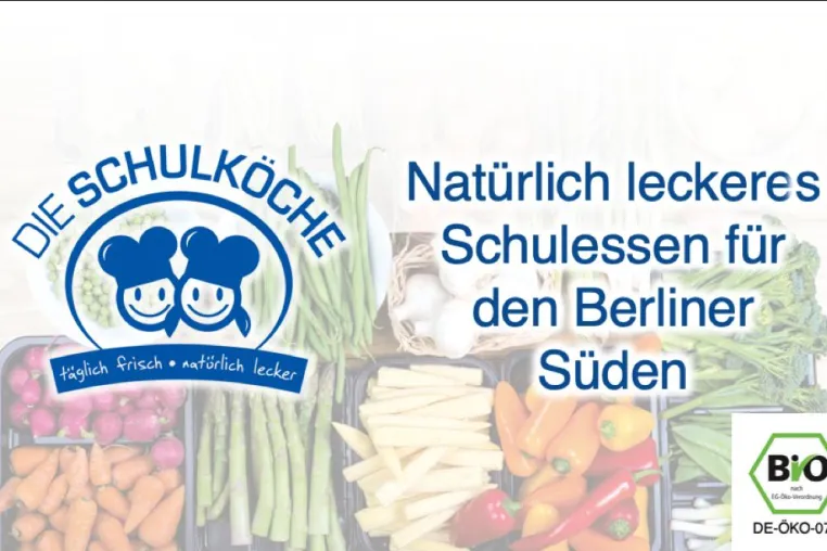 Die Schulköche bieten modernes Schulcatering mit natürlich leckeren Mittagessen für Schulen im Berliner Süden Bild: Die Schulköche bieten modernes Schulcatering mit natürlich leckeren Mittagessen für Schulen im Berliner Süden