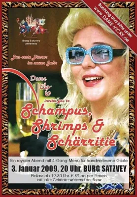 Bild: Dame Vicky hält Hof - Comedy-Dinner auf Burg Satzvey