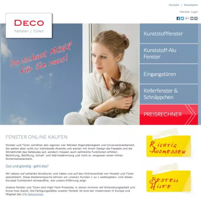 Bild: Optimaler Aus- & Durchblick - Deco Fenster & Türen