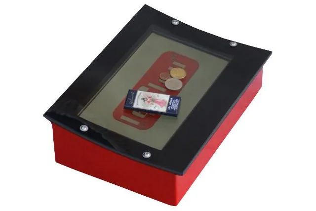 Bild: le clou Digital Signage-Pay Tray für den Handel oder die Gastronomie