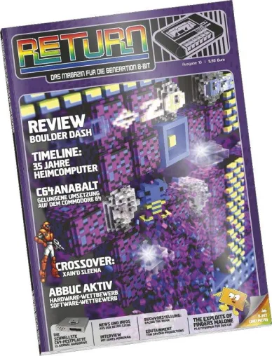 RETURN – 8-Bit-Magazin geht überarbeitet in die 10. Runde Bild: RETURN – 8-Bit-Magazin geht überarbeitet in die 10. Runde