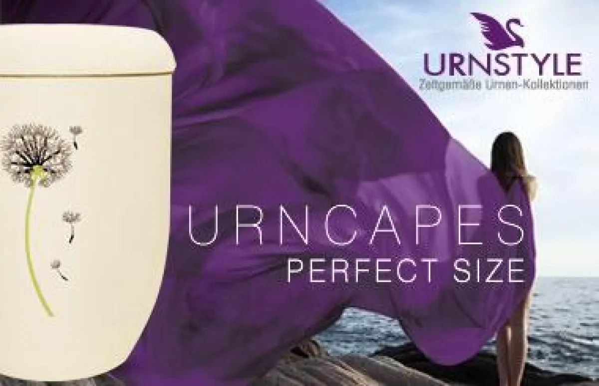 Urncapes - die neue Urnengeneration von Urnstyle. Stoff ist Leben.