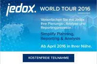 Jedox World Tour 2016: Planungsprozesse vereinfachen in über 25 Städten weltweit Bild: Jedox World Tour 2016: Planungsprozesse vereinfachen in über 25 Städten weltweit