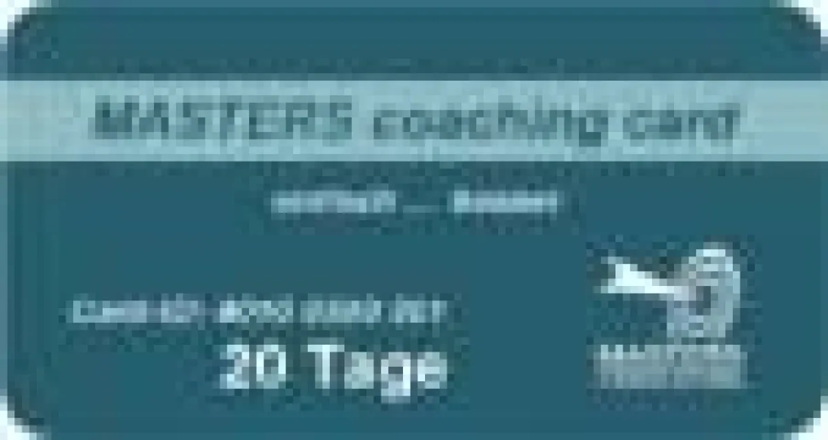 MASTERS coaching card