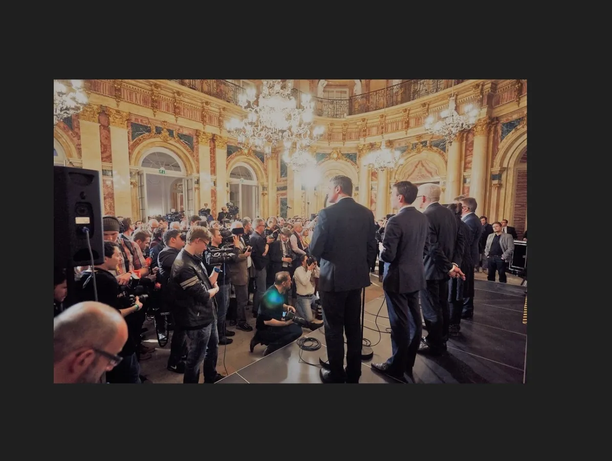 Der Ballsaal wurde zum Leben erweckt