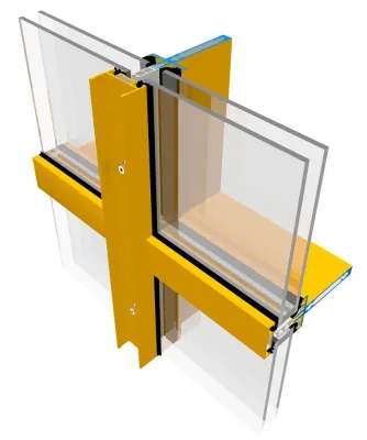 Bild: Akotherm auf der BAU 2007: Neue Optik mit Fassadensystem AT 500 F umgesetzt