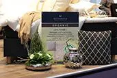 Bild: billerbeck auf der Fachmesse Heimtextil: ORGANIC-Sortiment mit GOTS-Zertifizierung