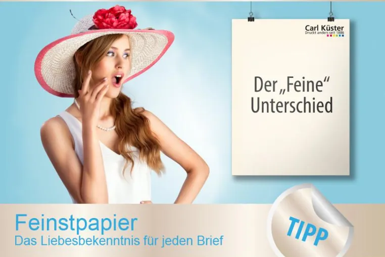 Bild: Der 'feine' Unterschied beim Druck