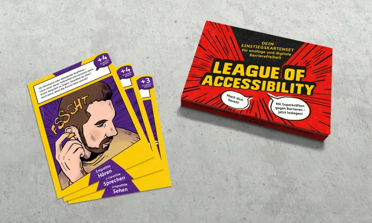 Mit Superkräften gegen Barrieren: die League of Accessibility von mehrwert Bild: Mit Superkräften gegen Barrieren: die League of Accessibility von mehrwert